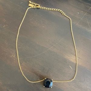 Kate Spade Black Cause A Stir Necklace